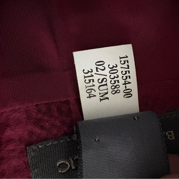 Banana Republic Y2K Burgundy Floral 100% Silk Shell Skirt. Sz 4 - Picture 14 of 14